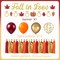 Fall in Love Bridal Shower Decorations-Fall Themed Maple Leaves Ring